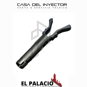 Clip retenedor de inyector con guía plástica/seguro tipo vincha VORTEC 2da generación cod. F-90